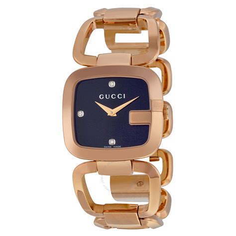 gucci watch gold ladies|Gucci ladies watch with diamonds.